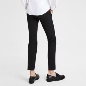 Theory Stretch Wool Classic Crop Pant